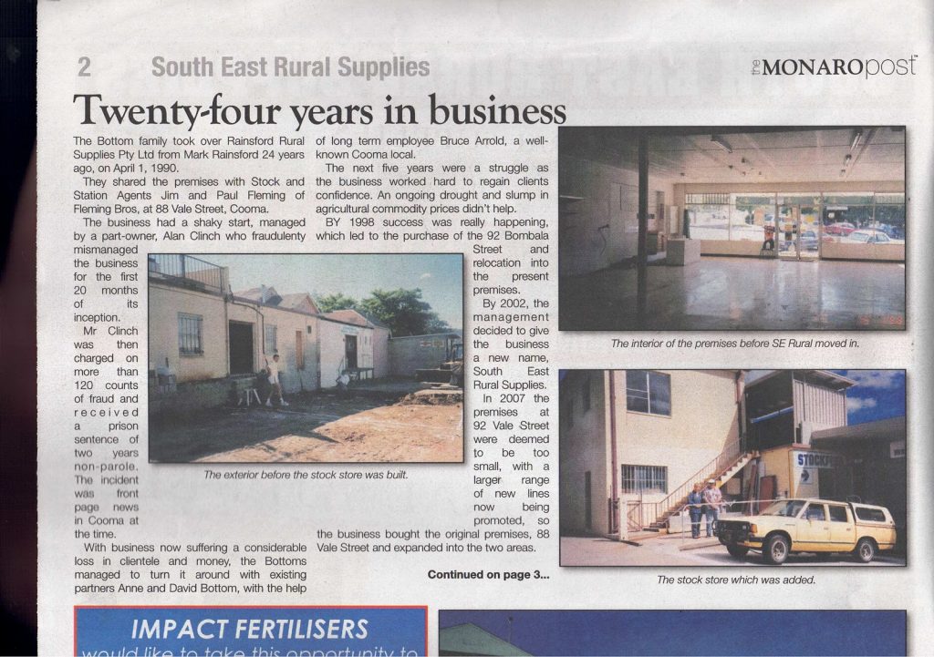 About Us South East Rural Supplies